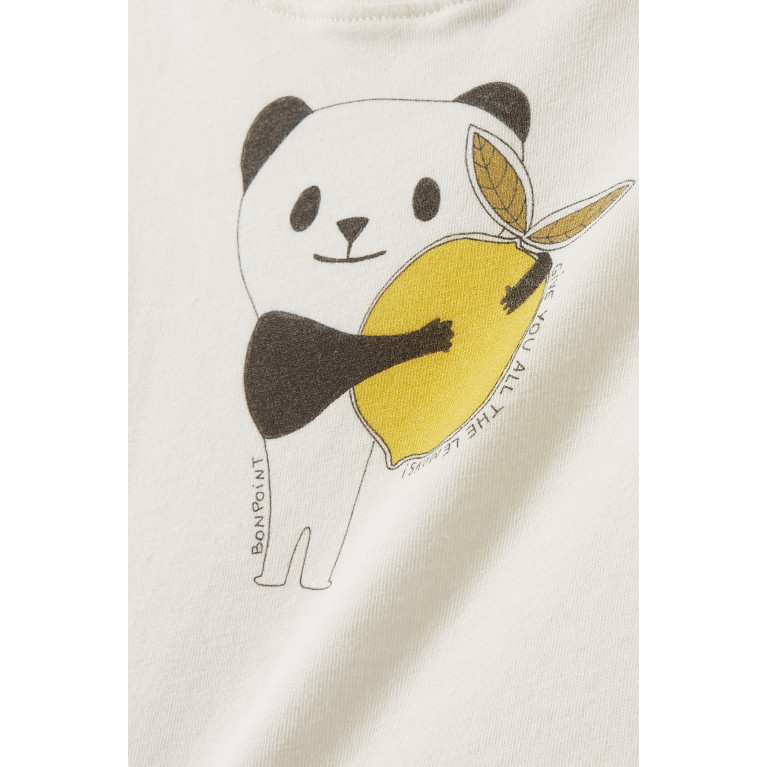 Bonpoint - Cai Panda T-shirt in Cotton