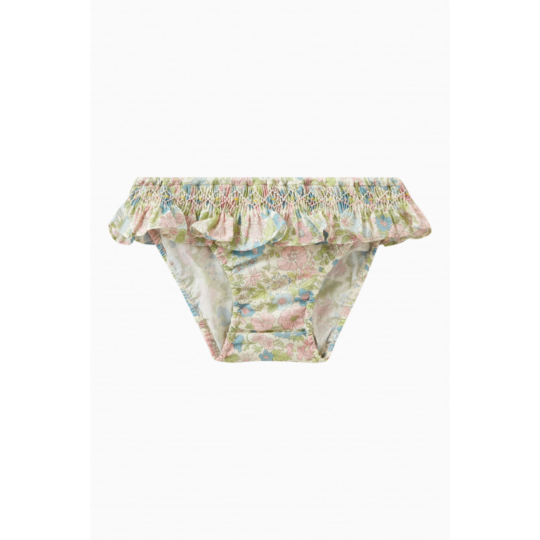 Bonpoint - Floral-print Bikini Bottoms in Cotton