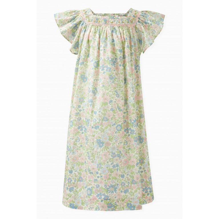 Bonpoint - Coryse Floral-print Dress in Cotton
