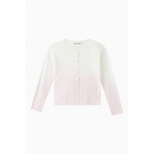Bonpoint - Annabelle Ombre-effect Cardigan in Organic Cotton