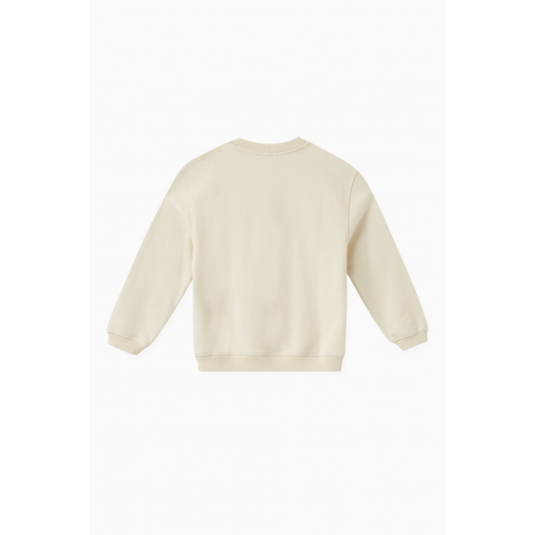 Bonpoint - Tayla Embellished Logo Sweatshirt in Cotton