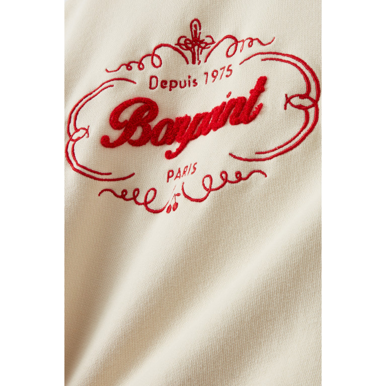 Bonpoint - Tayla Embellished Logo Sweatshirt in Cotton