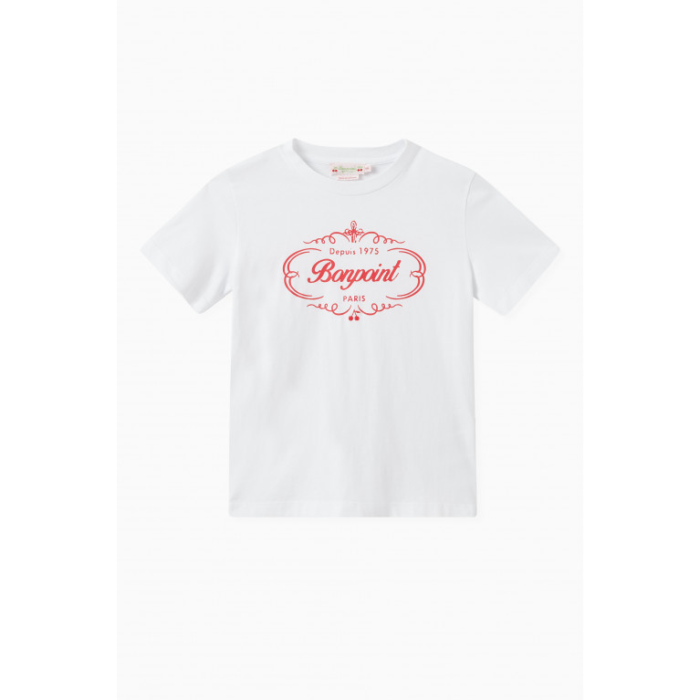 Bonpoint - Thida Logo T-shirt in Cotton
