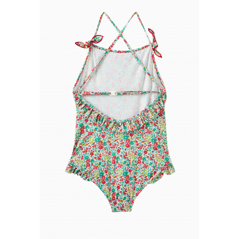 Bonpoint - Abbie Floral-print One-piece Swimsuit in Polyamide-blend