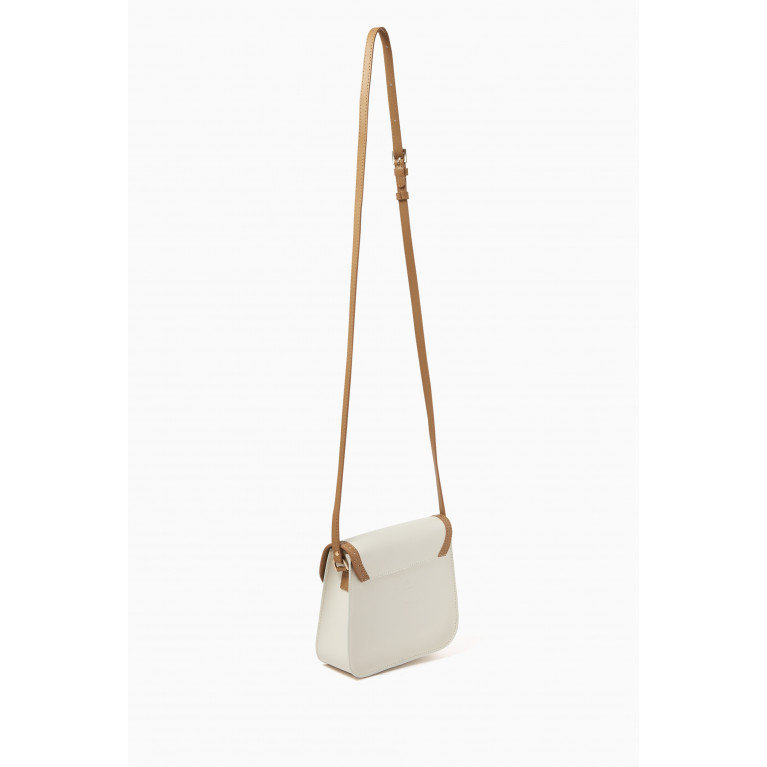 Bonpoint - Cherry Two-toned Shoulder Bag in Leather