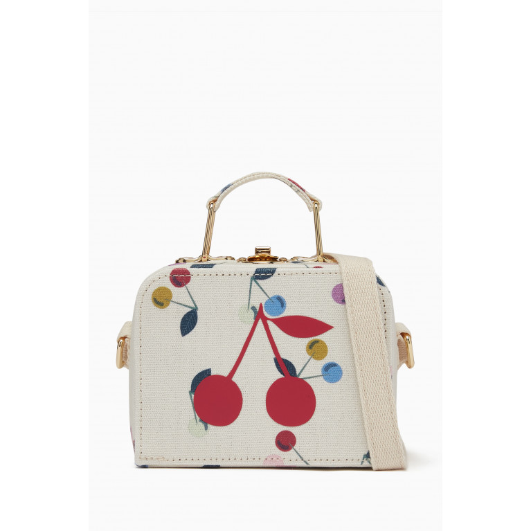 Aimane Cherry Shoulder Bag in Cotton