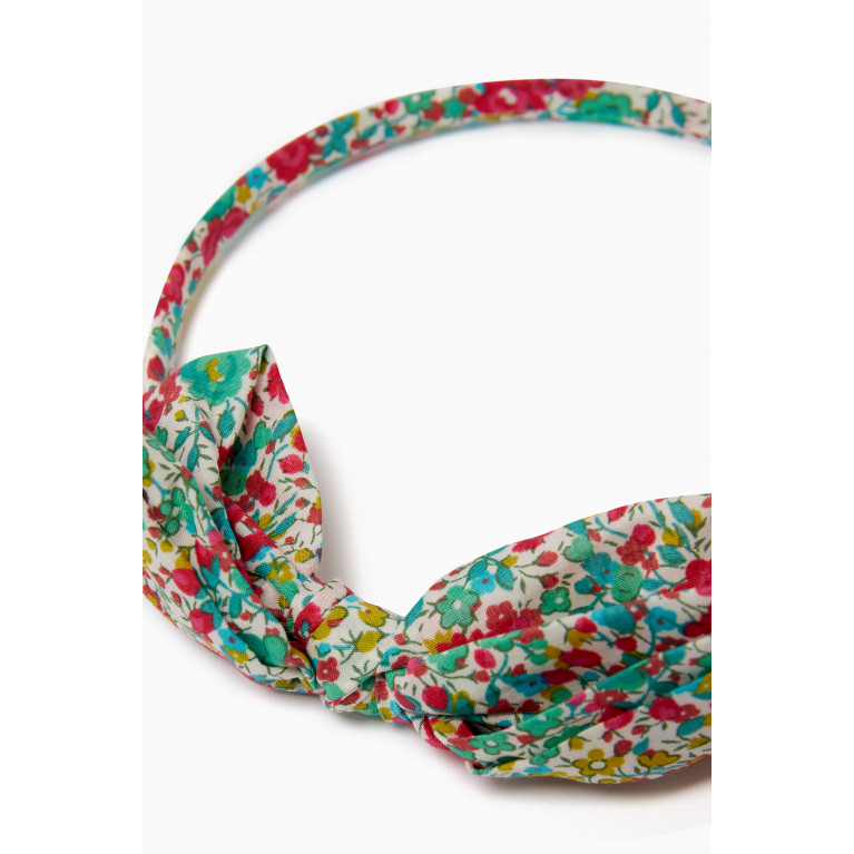 Bonpoint - Serre Bow Headband in Cotton