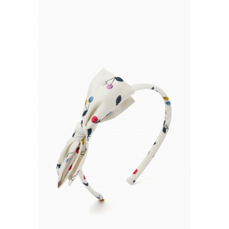 Bonpoint - Cherry-print Headband in Fabric