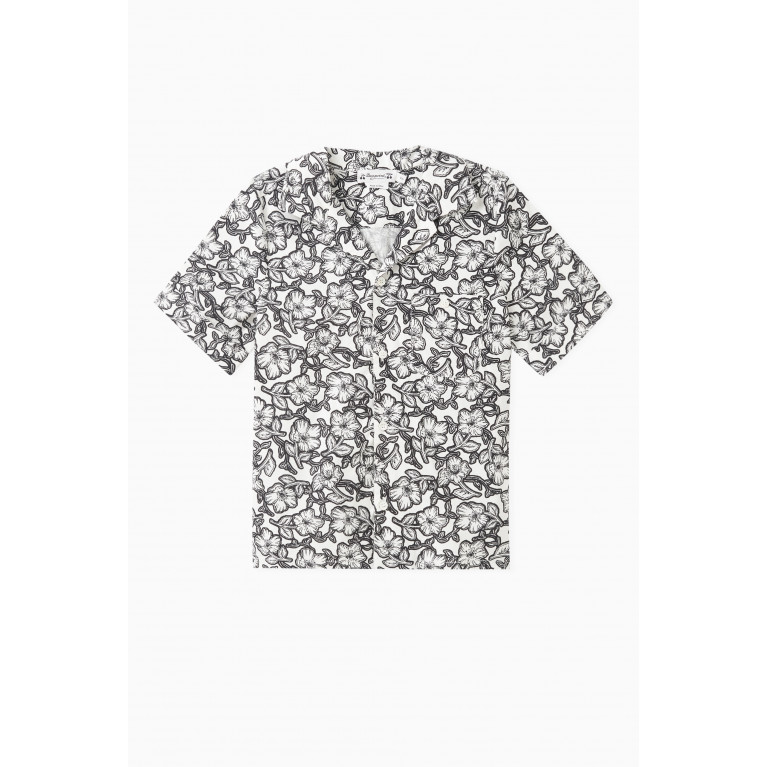 Bonpoint - Steve Floral-print Shirt in Cotton