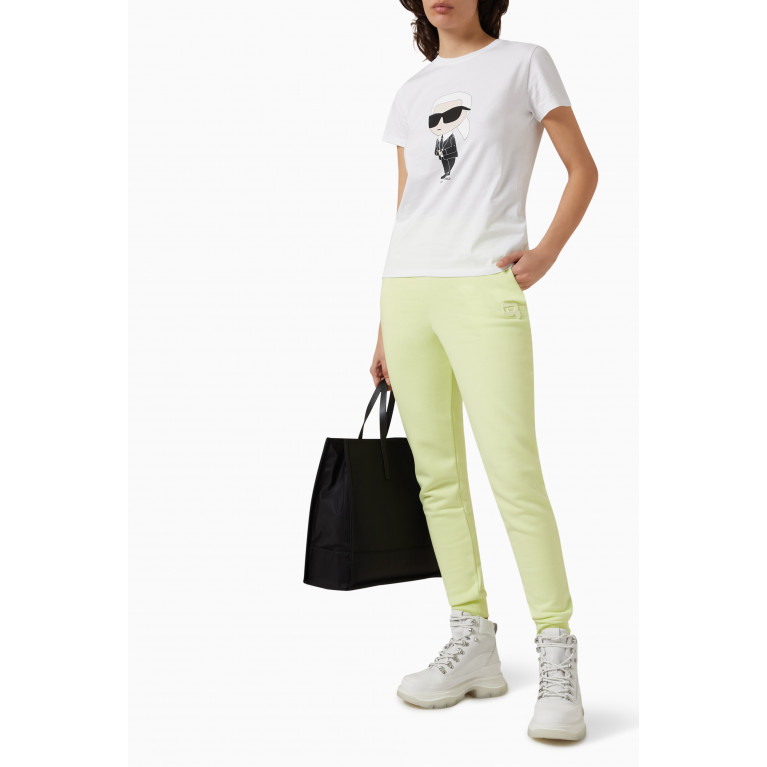 Karl Lagerfeld - Ikonik 2.0 Tonal Sweatpants in Cotton Blend