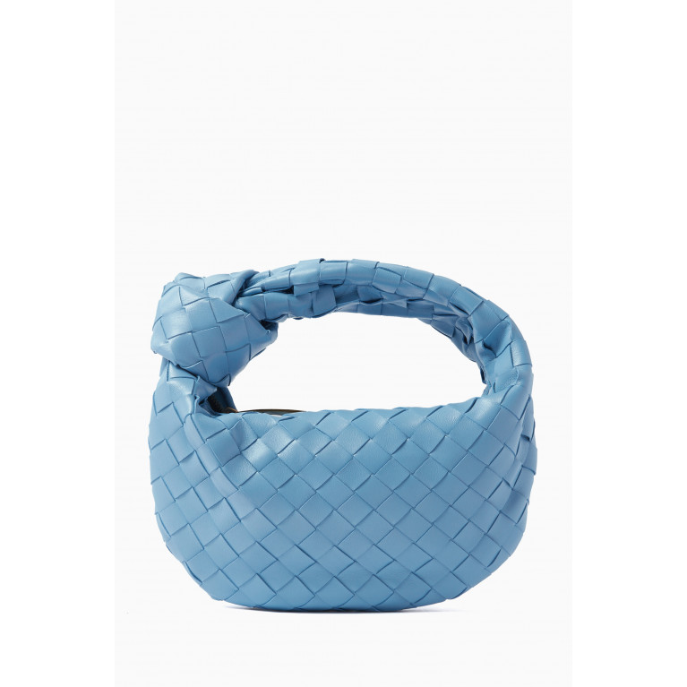 Bottega Veneta - The Mini Jodie Bag in Intrecciato Nappa Blue