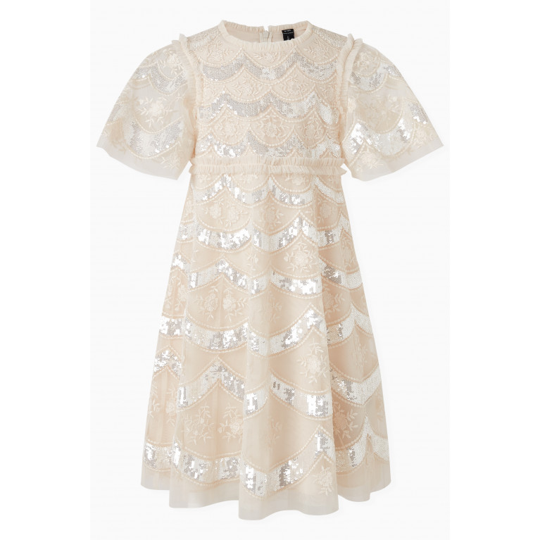 Needle & Thread - Fifi Dress in Embroidered Tulle