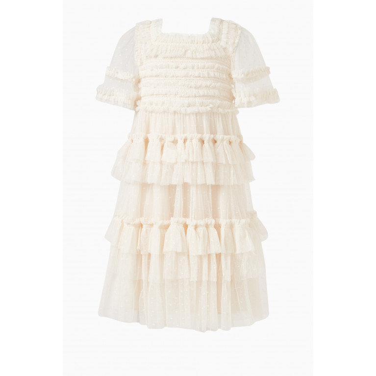 Needle & Thread - Peaches Smocked Dress in Polyester