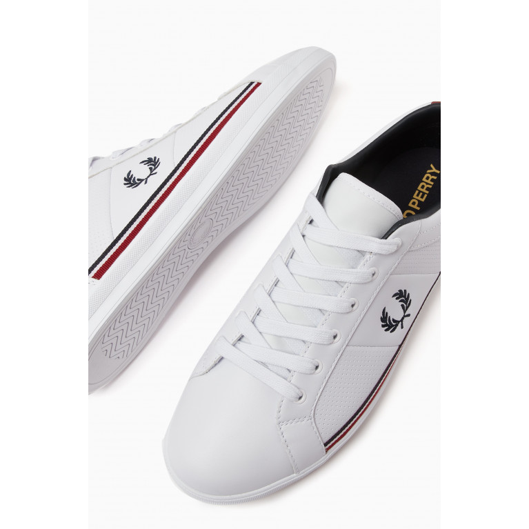Fred Perry - Baseline Tennis Sneakers in Smooth Leather