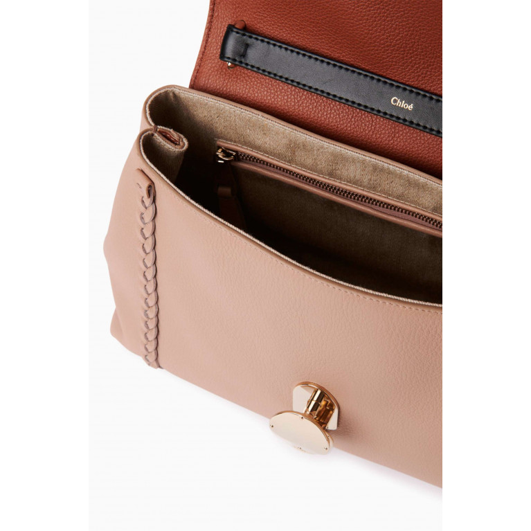 Chloé - Medium Penelope Shoulder Bag in Leather Neutral