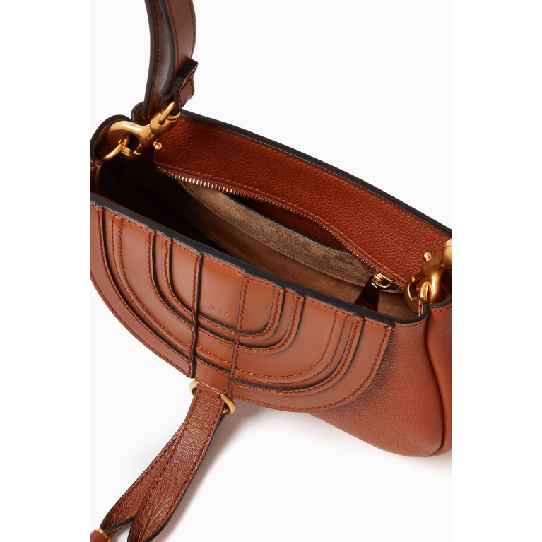 Chloé - Small Marcie Shoulder Bag in Leather