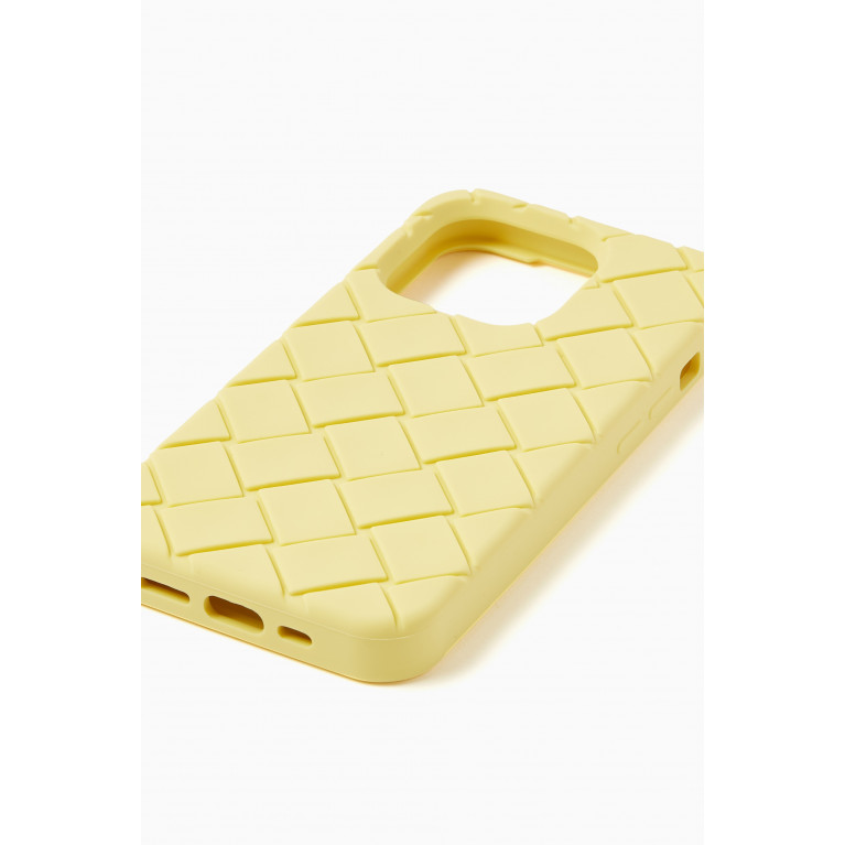 Bottega Veneta - iPhone 14 Pro Max Case in Intreccio Rubber Silicone