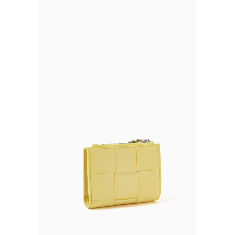 Bottega Veneta - Small Cassette Bi-fold Wallet in Intrecciato Nappa Leather