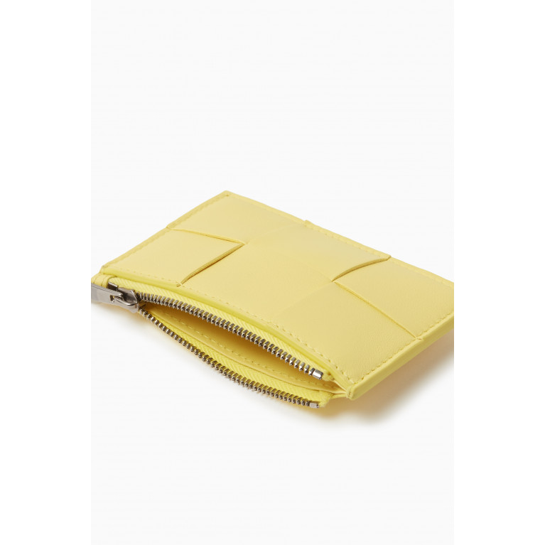 Bottega Veneta - Cassette Zipped Card Case in Intrecciato Nappa