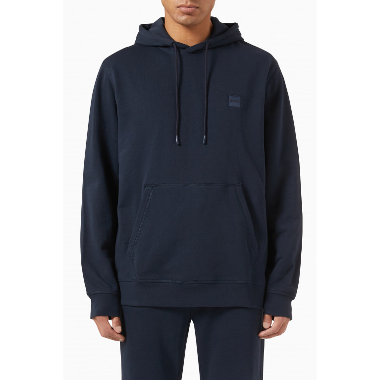 Boss - Hoodie in Cotton Terry