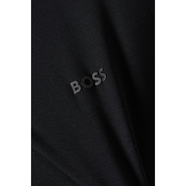 Boss - Logo Print Polo Shirt in Cotton