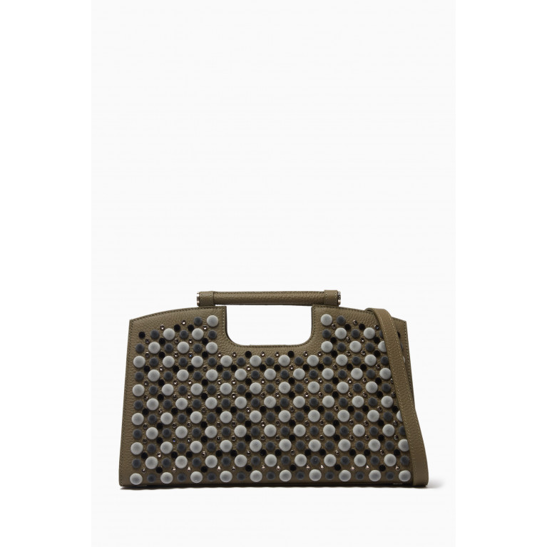 Marina Raphael - L'Avenue Crystal Embellished Bag in Leather