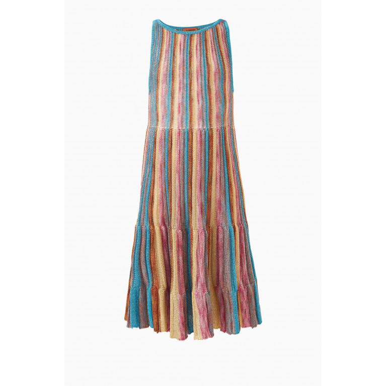 Missoni - Striped Knit Dress in Acetate-blend