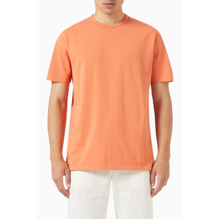 Vince - Garment Dyed T-shirt in Cotton Jersey White