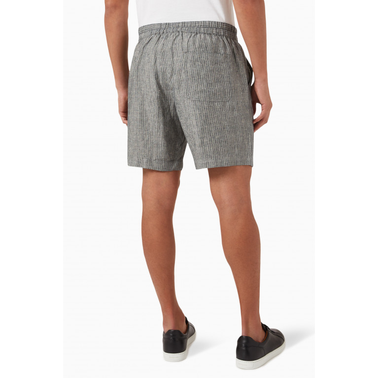 Vince - Stripe Shorts in Hemp Neutral