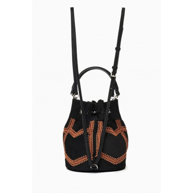 Marina Raphael - Estella Bucket Bag in Crochet Suede