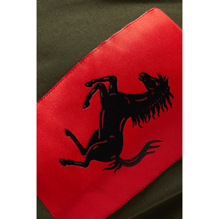 Ferrari - Logo Polo Shirt in Cotton Jersey Neutral