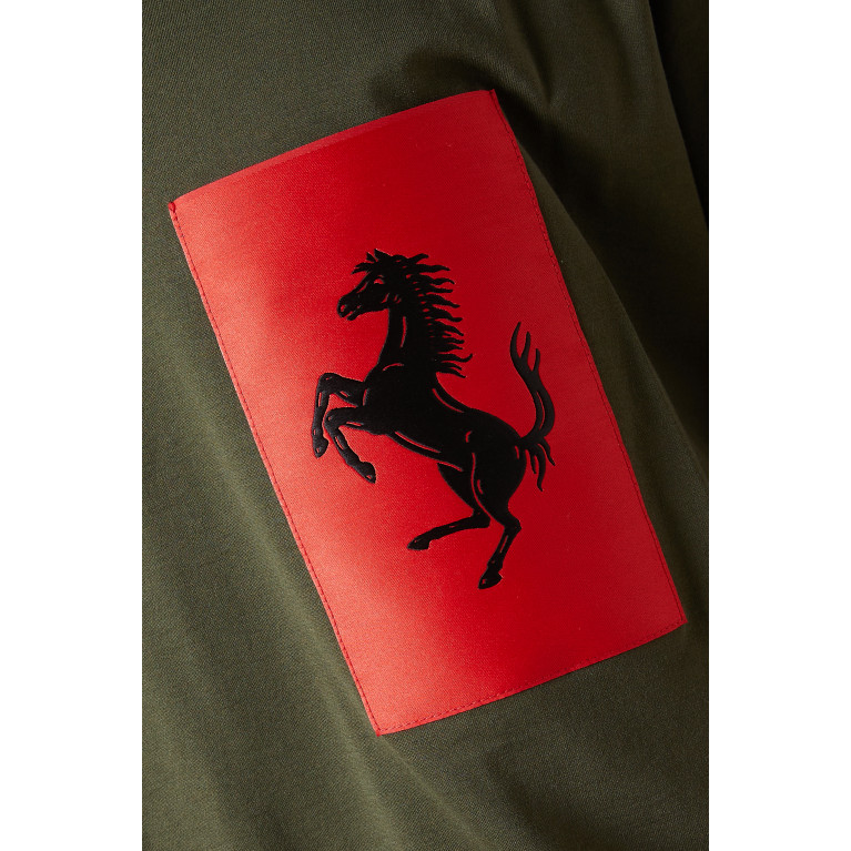 Ferrari - Horse Pocket T-shirt in Cotton Jersey Neutral