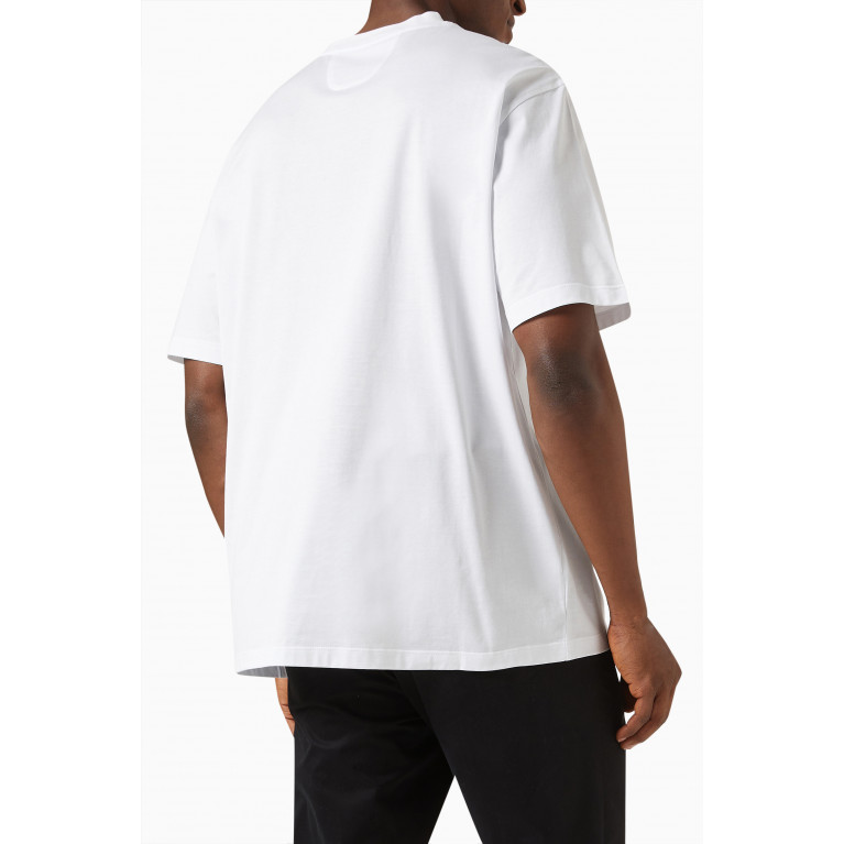 Ferrari - Horse Pocket T-shirt in Cotton Jersey White