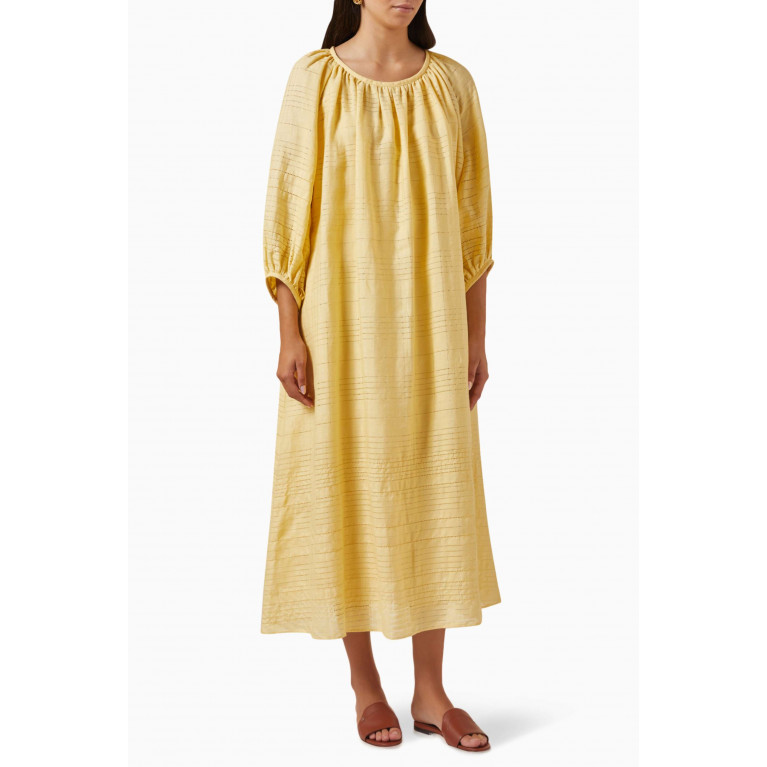 Loro Piana - Medea Belted Midi Dress in Linen