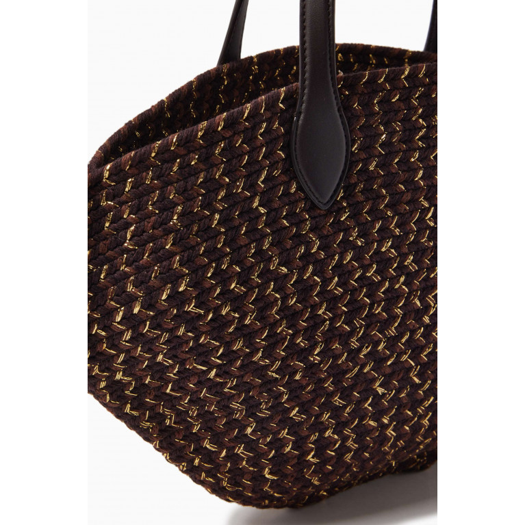 Loro Piana - Mini Eolian Basket Bag in Woven Regenerated-cotton