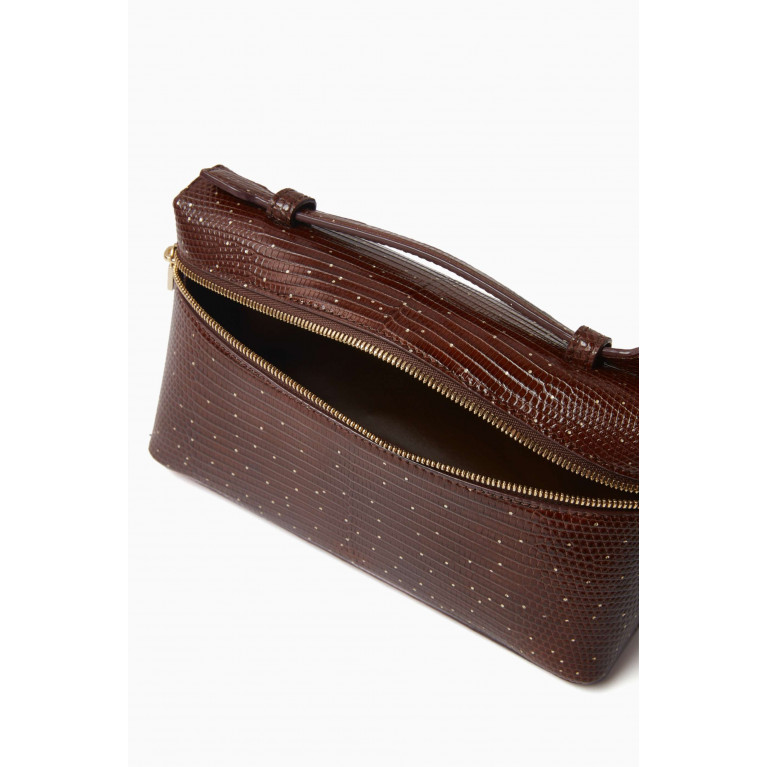 Loro Piana - Extra Pocket Pouch L 19 in Lizard leather