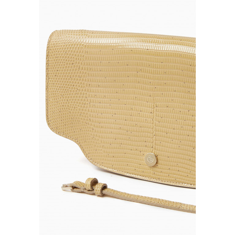 Loro Piana - Sesia Clutch Crossbody Bag in Lizard Leather