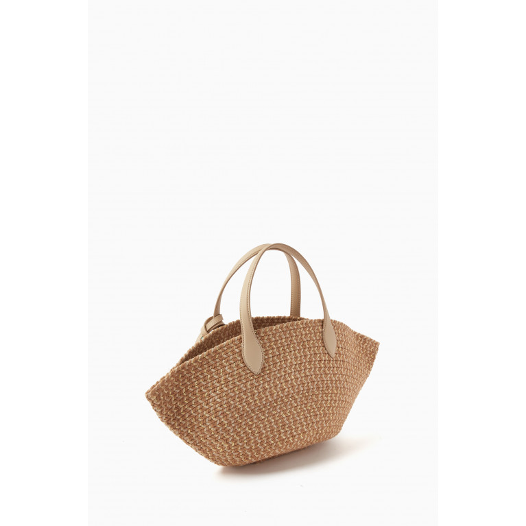 Loro Piana - Mini Eolian Basket Bag in Woven Regenerated-cotton