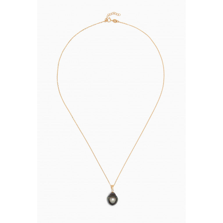 Damas - Kiku Tahitian Pearl Necklace in 18k Gold