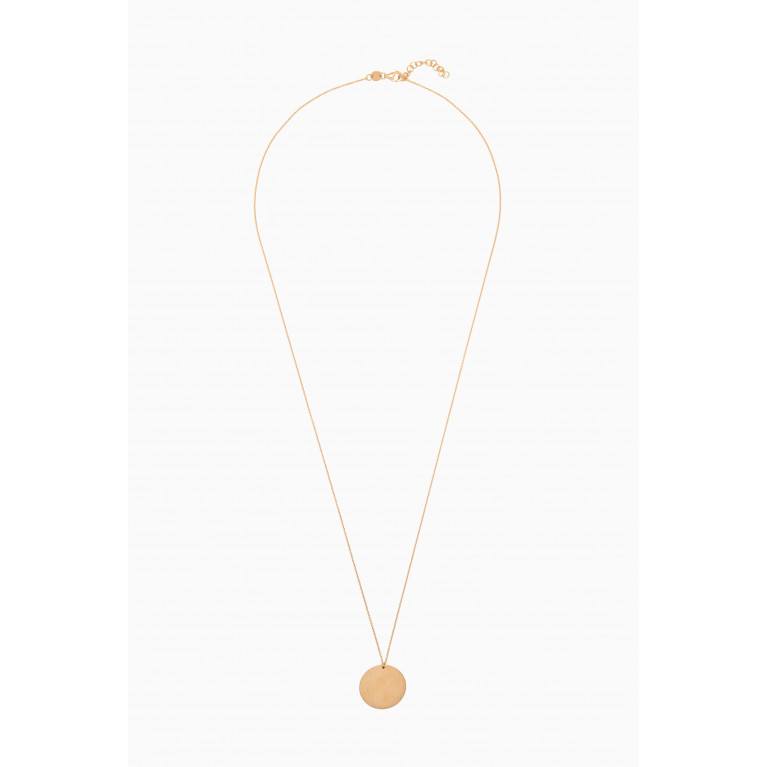 Damas - Galeria Disc Necklace in 18kt Gold