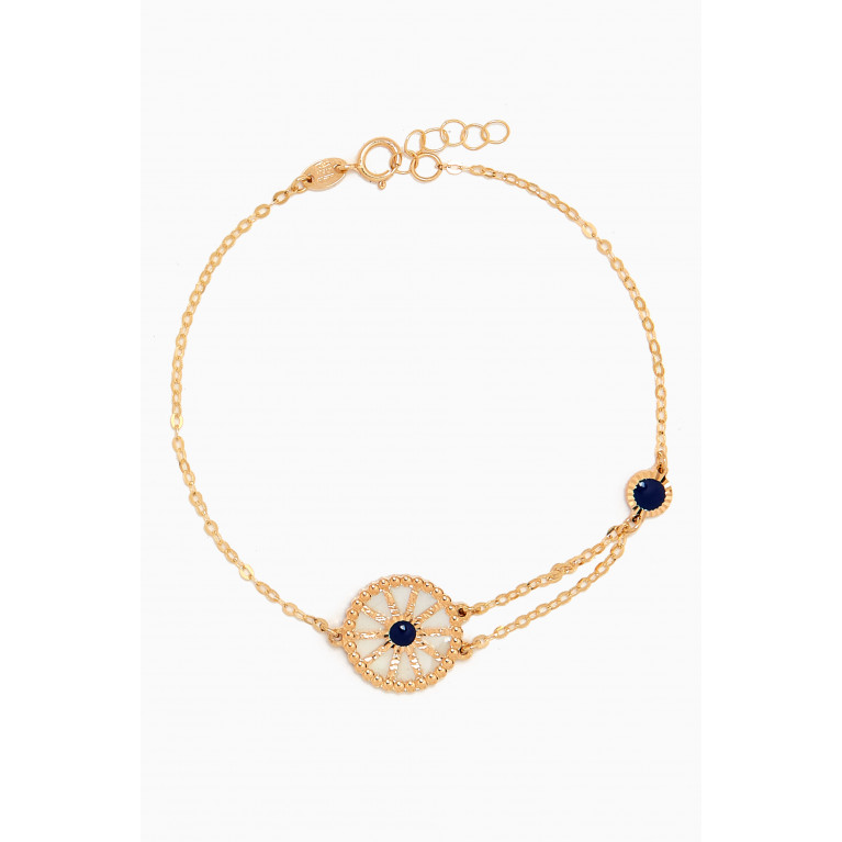 Damas - Amelia Dubai Mother of Pearl Bracelet in 18kt Gold