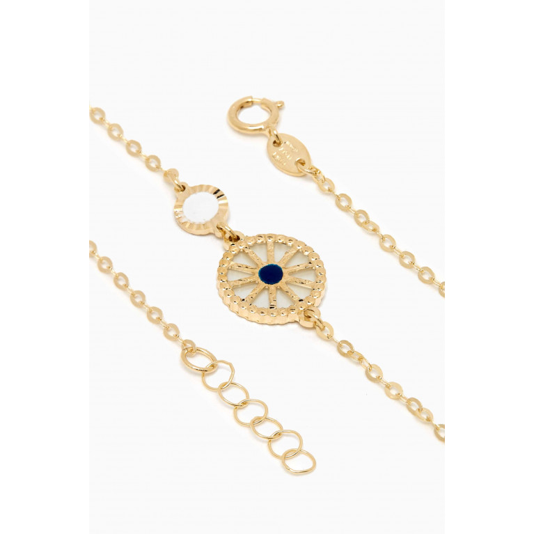 Damas - Amelia Dubai Mother of Pearl Bracelet in 18kt Gold