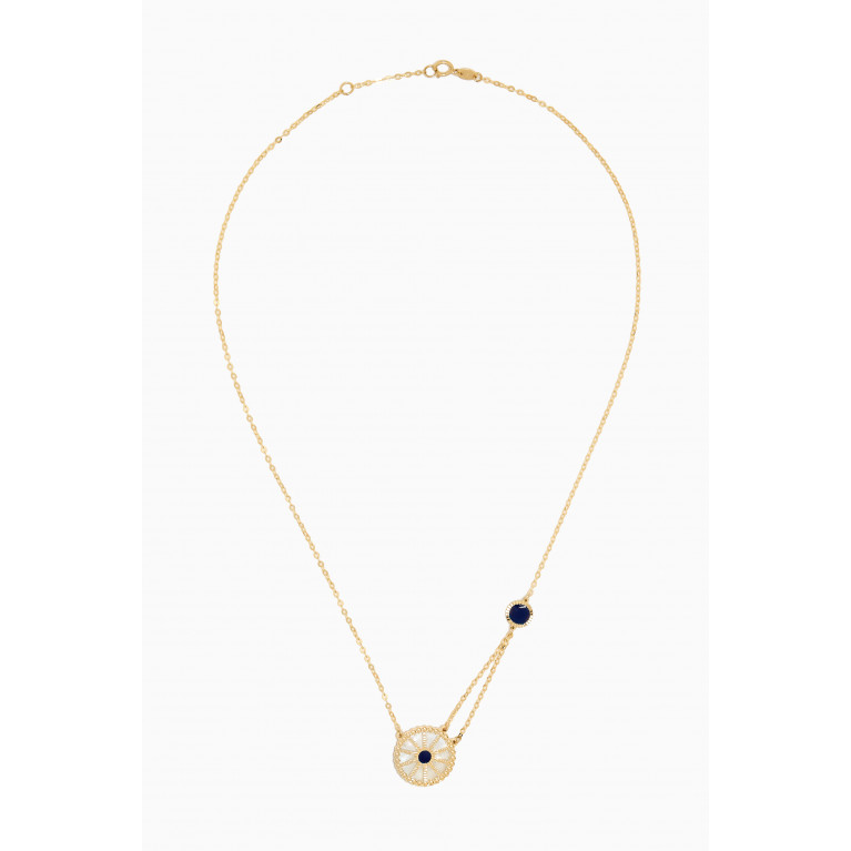 Damas - Amelia Dubai Mother of Pearl Necklace in 18kt Gold