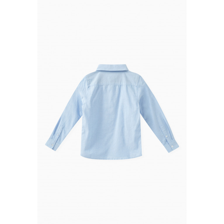 Name It - Logo-embroidered Shirt in Cotton