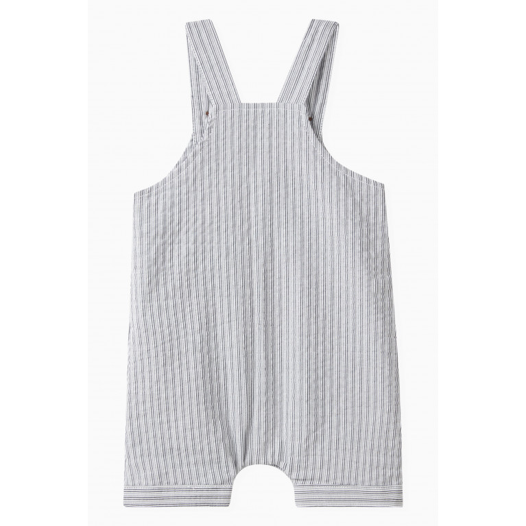 Name It - Striped Ferolle Shorts Overall in Cotton