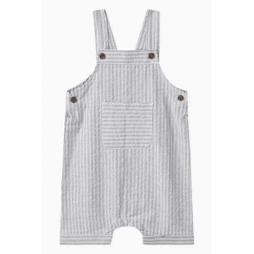 Name It - Striped Ferolle Shorts Overall in Cotton