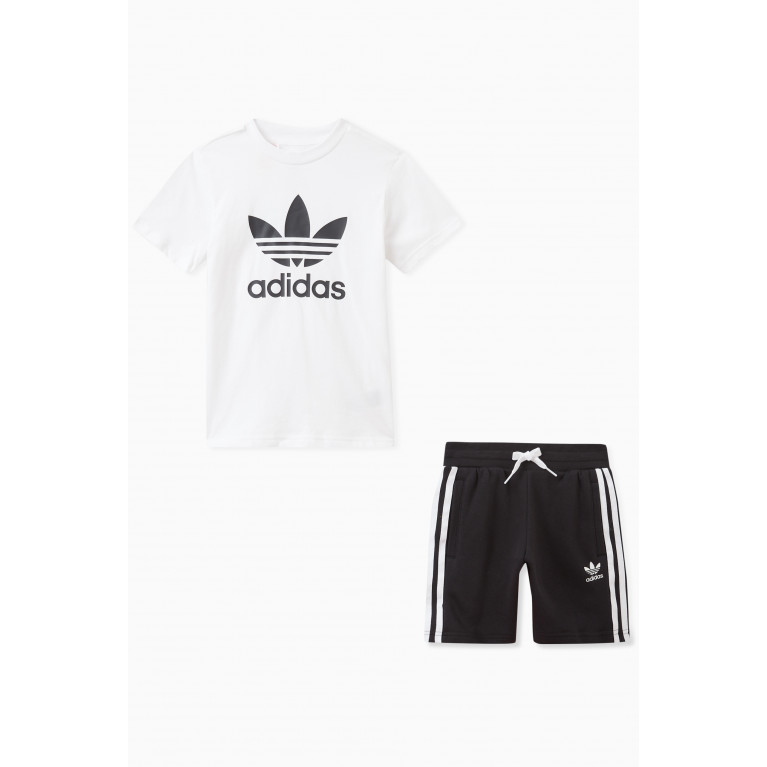 adidas Originals - Adicolor T-Shirt and Shorts Set in Cotton Blend