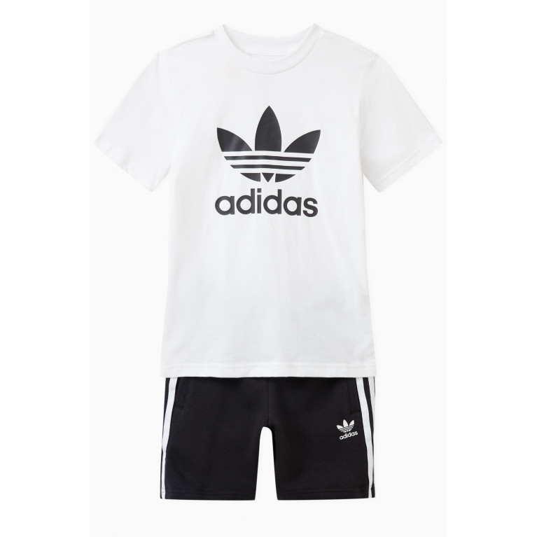 adidas Originals - Adicolor T-Shirt and Shorts Set in Cotton Blend