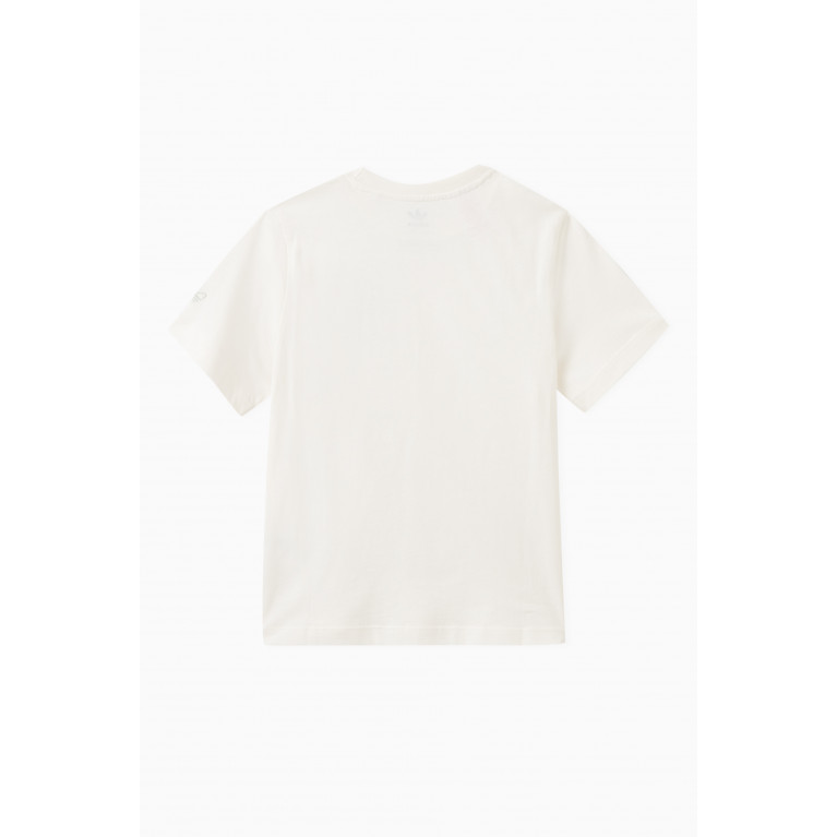 adidas Originals - Embroidered Logo T-Shirt in Cotton Jersey