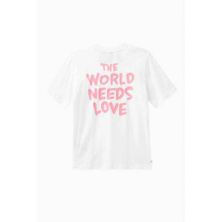 adidas Originals - Doodle-print T-shirt in Organic Cotton